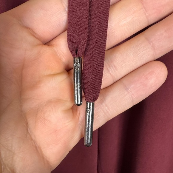 Lululemon Pants Womens 4 Burgundy Scuba High Rise Joggers Lounge Running Yoga - Picture 3 of 11